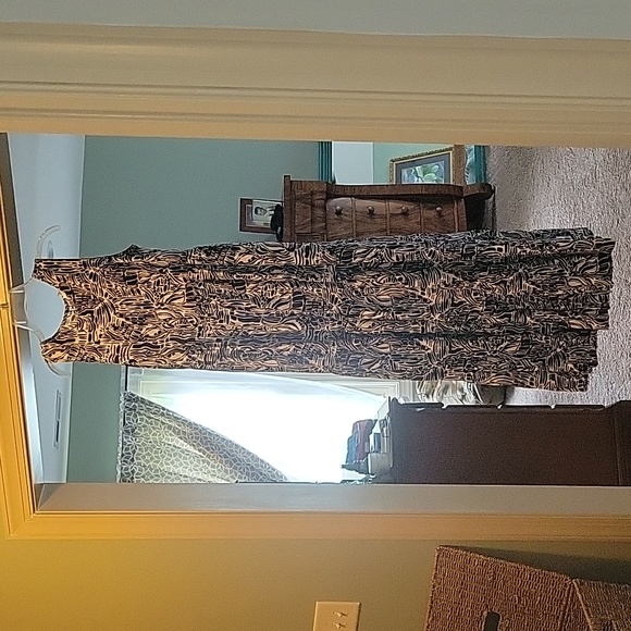 Tyler Boe size Small "Rachel" Blue White Print Maxi Sundress NWT - Picture 2 of 11